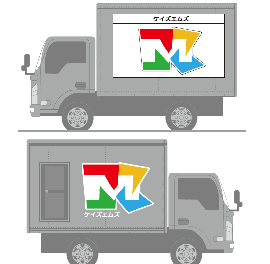 T-F ラッピング施工範囲（パンフレット掲載図）